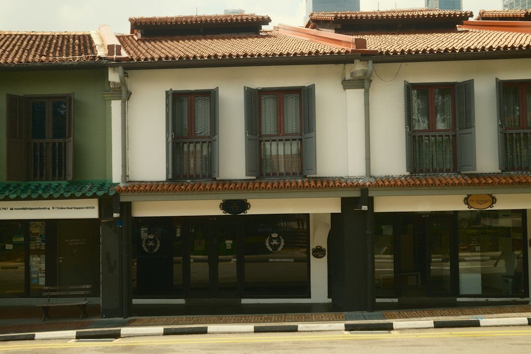 Singapore terrace house exterior